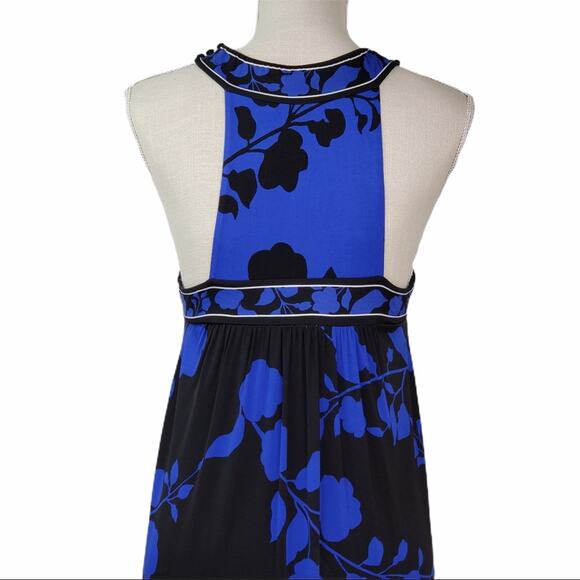 BCBGMaxazria Floral Hi Neck Dress - Picture 5 of 12